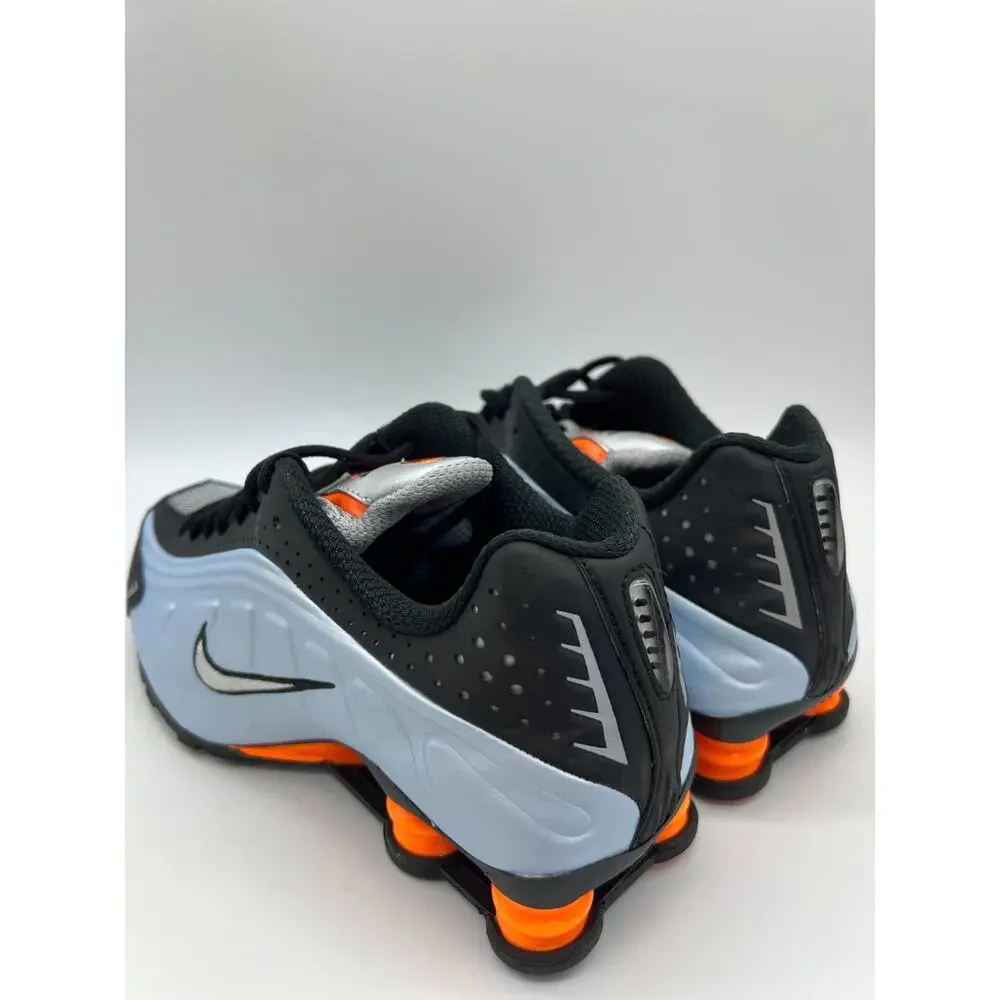 Nike Shox R4 Blue Tint Total Orange Women’s Size 8.5 AR3565-401 New.